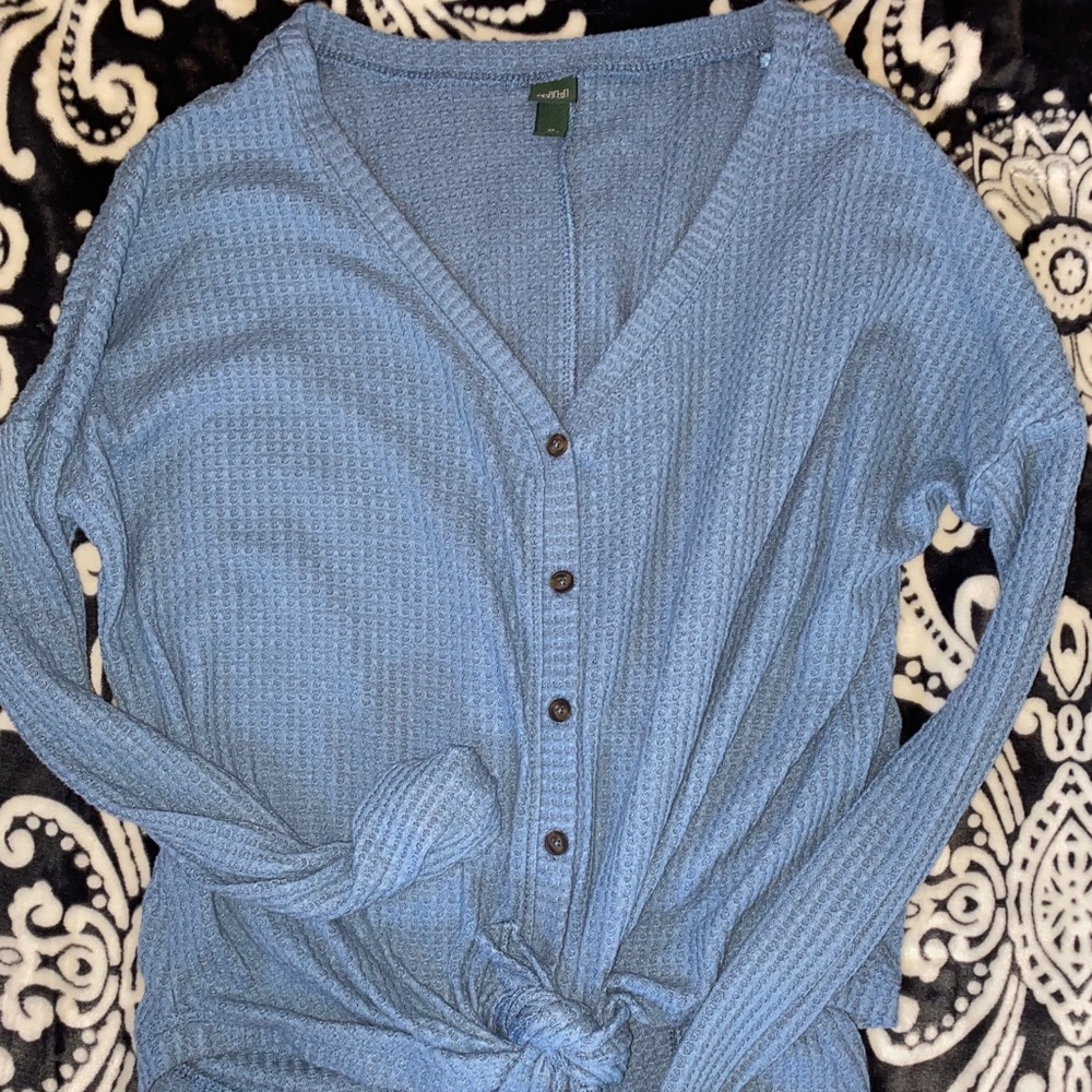 wild fable tie top xs thermal